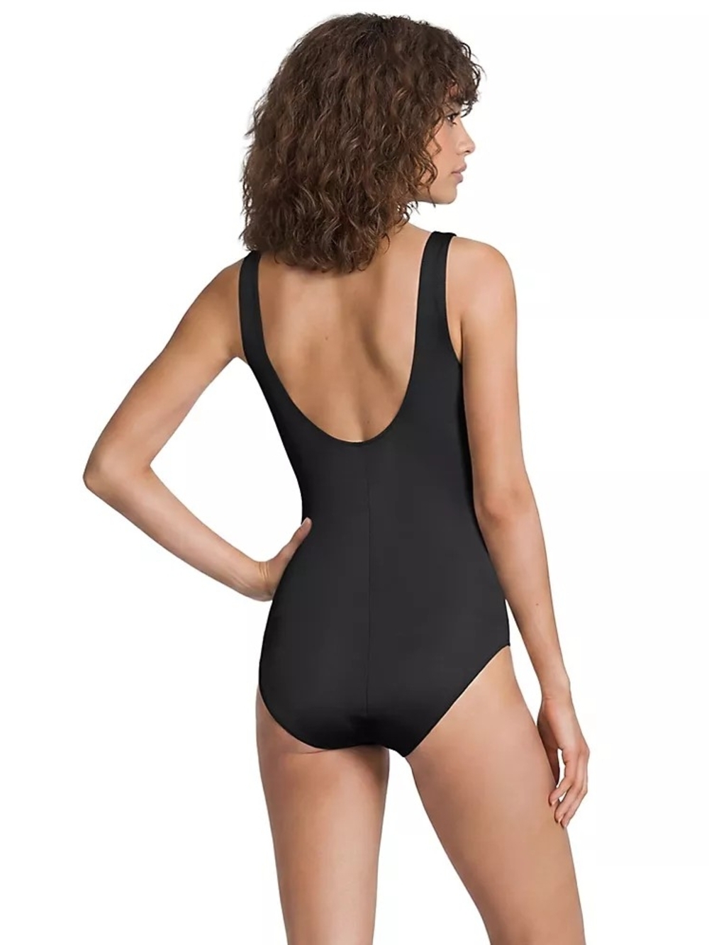 Lands' End Slendersuit Black - 18 - Picture 3 of 6